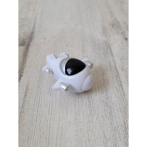 Mini white Airship airplane Rocket toy figure